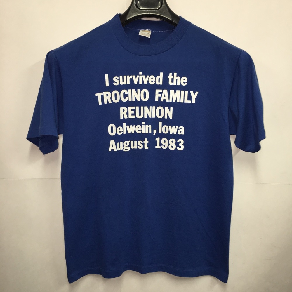 Vintage 1983 TROCINO Family Reunion T-Shirt